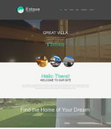 Real Estate Agency Параллакс Muse шаблон
