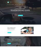 "Driving School" адаптивный шаблон автошколы WordPress