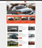Шаблон сайта авто портала "Автомобильные новости" для Joomla