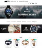 "Часы" шаблон сайта для магазина по продаже часов