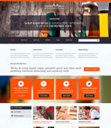Шаблон сайта по строительству, ремонт дома для Joomla