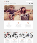 Шаблон сайта веломагазина Wordpress WooCommerce