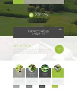 Шаблон сайта ландшафтный дизайн Xterey, адаптивный