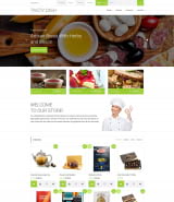 "Продукты" шаблон кулинарного интернет магазина на OpenCart