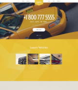 Шаблон сайта службы такси на Wordpress