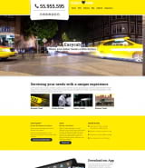 Шаблон сайта такси, службы заказа такси на Wordpress