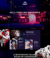 "Цирк" шаблон сайта адаптивный для Joomla
