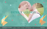 Шаблон сайта свадебного альбома "Влюбленная пара"