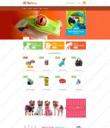 "Pet Store" шаблон сайта товаров для домашних животных