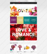 "Цветы" шаблон цветочного интернет-магазина Joomla