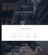 "Закон и порядок" шаблон сайта для юриста на Joomla