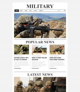 Шаблон новостей военной тематики для Joomla