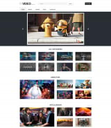 "Видео онлайн" шаблон сайта-каталога видеороликов Wordpress