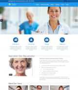 Шаблон медицинской тематики для Wordpress "Моя клиника"