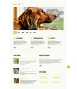 "Ветеринарная клиника" шаблон сайта для Wordpress