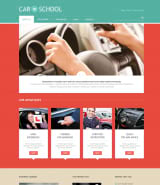 "Сайт для школы вождения" шаблон Wordpress