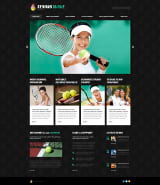 "Теннис" шаблон сайта для Wordpress