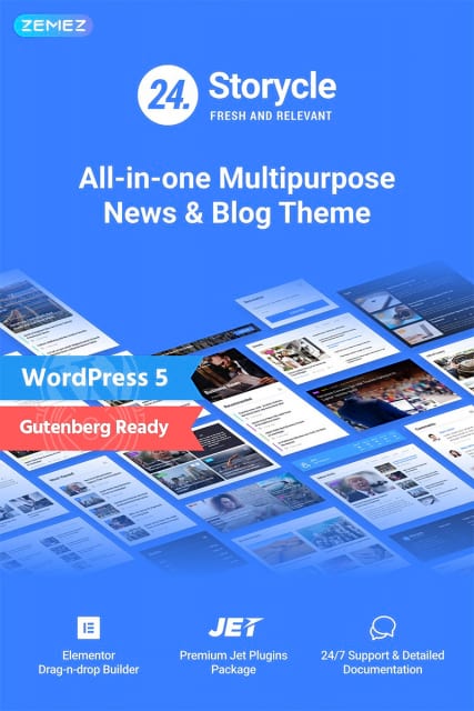24.Storycle - Multipurpose News Portal Elementor