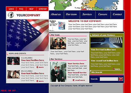 "USACompany" шаблон сайта