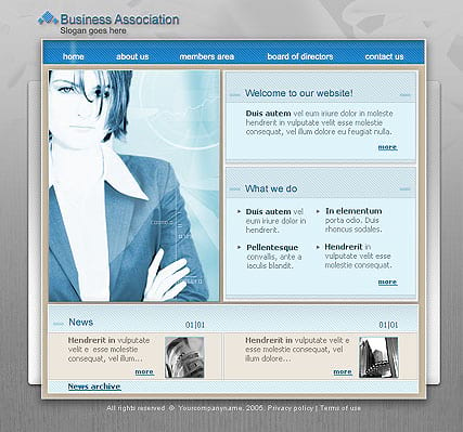 "Business solution" шаблон сайта