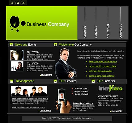 "Business Company" шаблон сайта