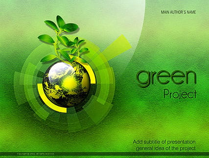 "Охрана окружающей среды" PowerPoint шаблон