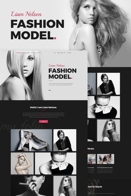 Nelson Fashion - Model Agency Elementor