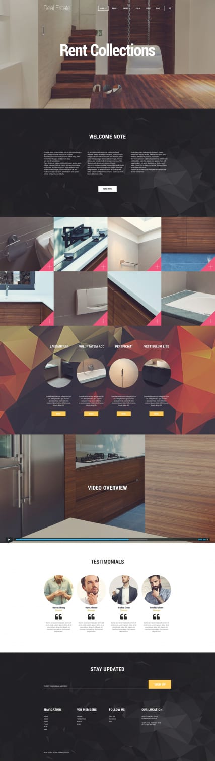 "Выбор недвижимости" готовый шаблон сайта Joomla